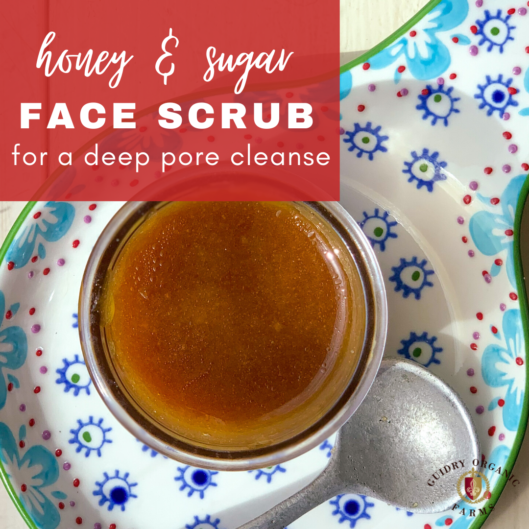honey and sugar face scrub